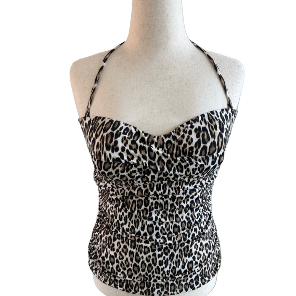 Leopard Print Tankini or Top- fits 8 or 10